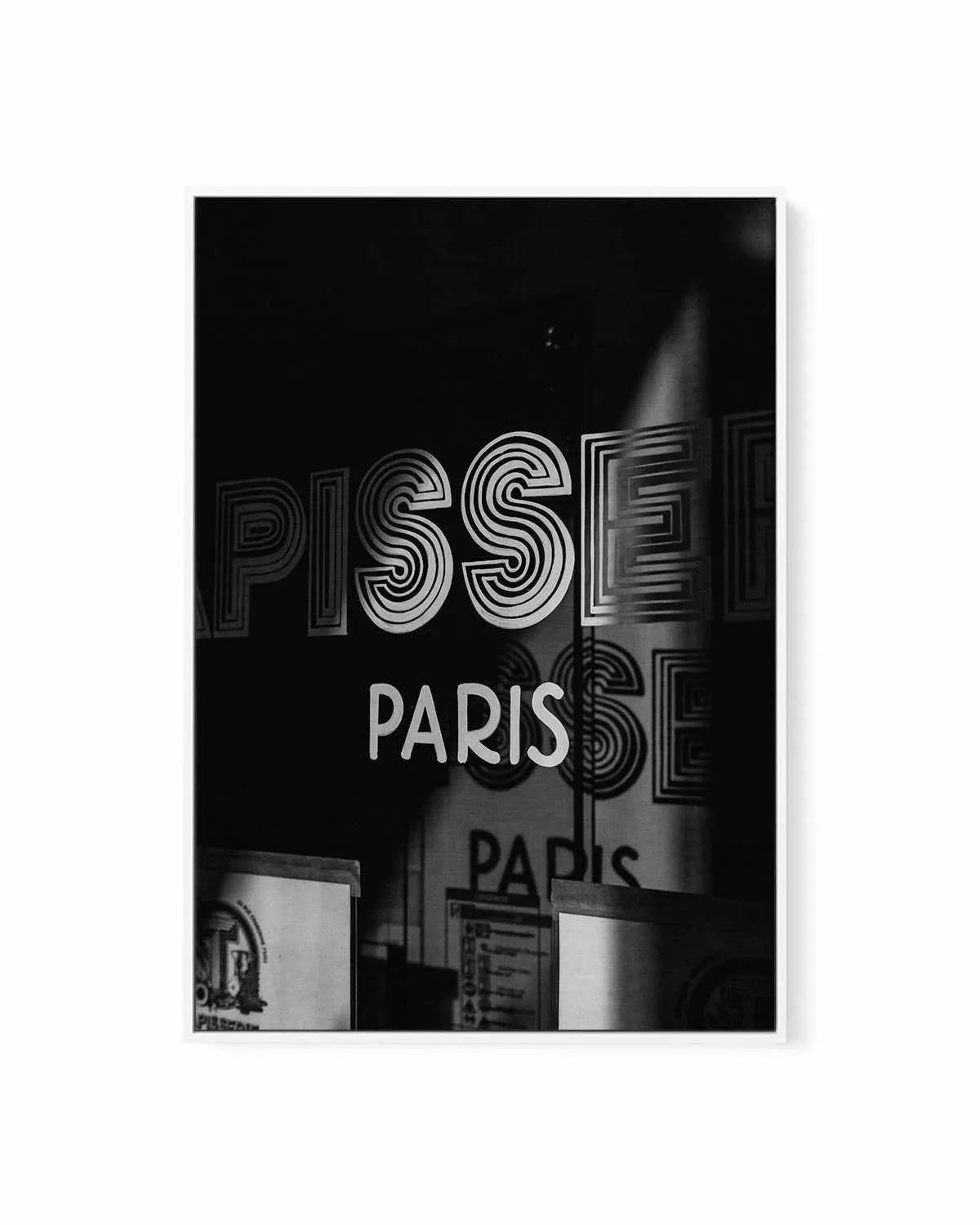 In Paris by Jovani Demetrie | Framed Canvas Art Print from Olive et Oriel where you can shop wallpaper and artworks online