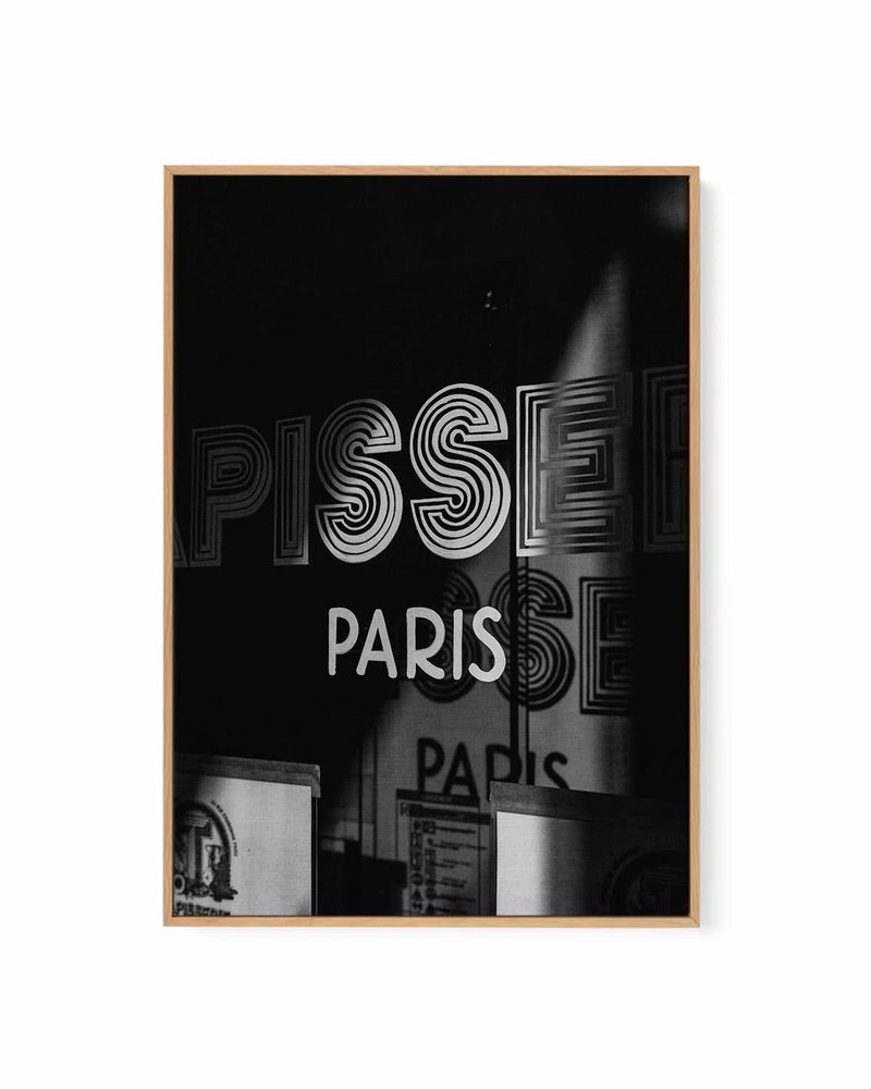 In Paris by Jovani Demetrie | Framed Canvas Art Print
