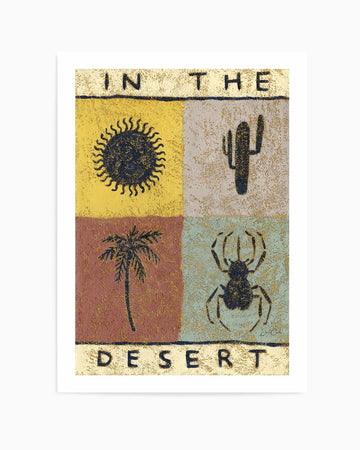In the Desert by Julie Celina | Art Print from Olive et Oriel where you can shop wallpaper and artworks online