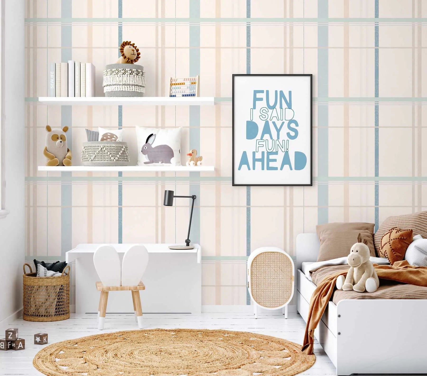 In The Sky Checkers Wallpaper-Wallpaper-Buy Kids Removable Wallpaper Online Our Custom Made Children√¢‚Ç¨‚Ñ¢s Wallpapers Are A Fun Way To Decorate And Enhance Boys Bedroom Decor And Girls Bedrooms They Are An Amazing Addition To Your Kids Bedroom Walls Our Collection of Kids Wallpaper Is Sure To Transform Your Kids Rooms Interior Style From Pink Wallpaper To Dinosaur Wallpaper Even Marble Wallpapers For Teen Boys Shop Peel And Stick Wallpaper Online Today With Olive et Oriel