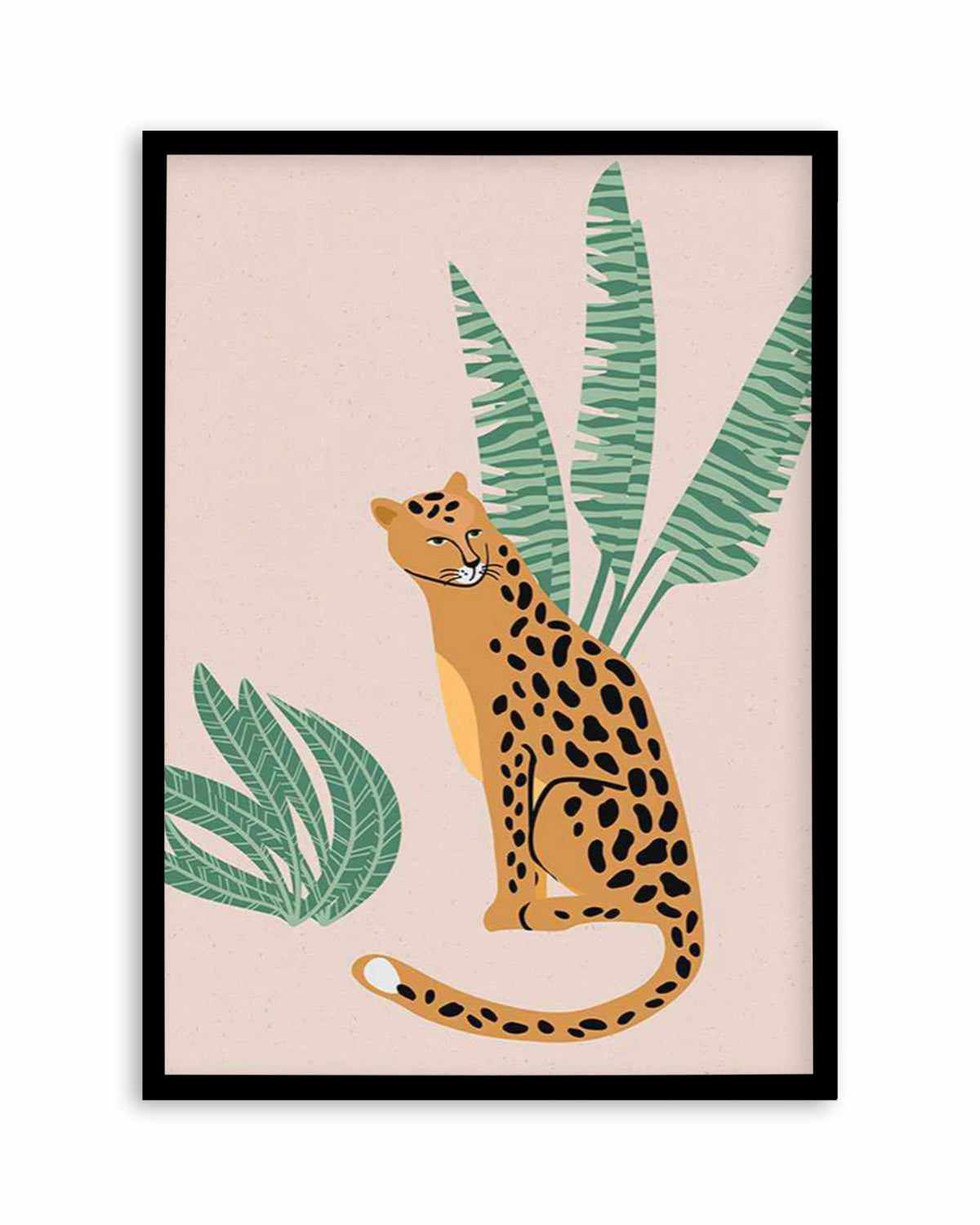 SHOP In The Wild II Graphic Cheetah Girl Bohemian Art Print or Poster ...