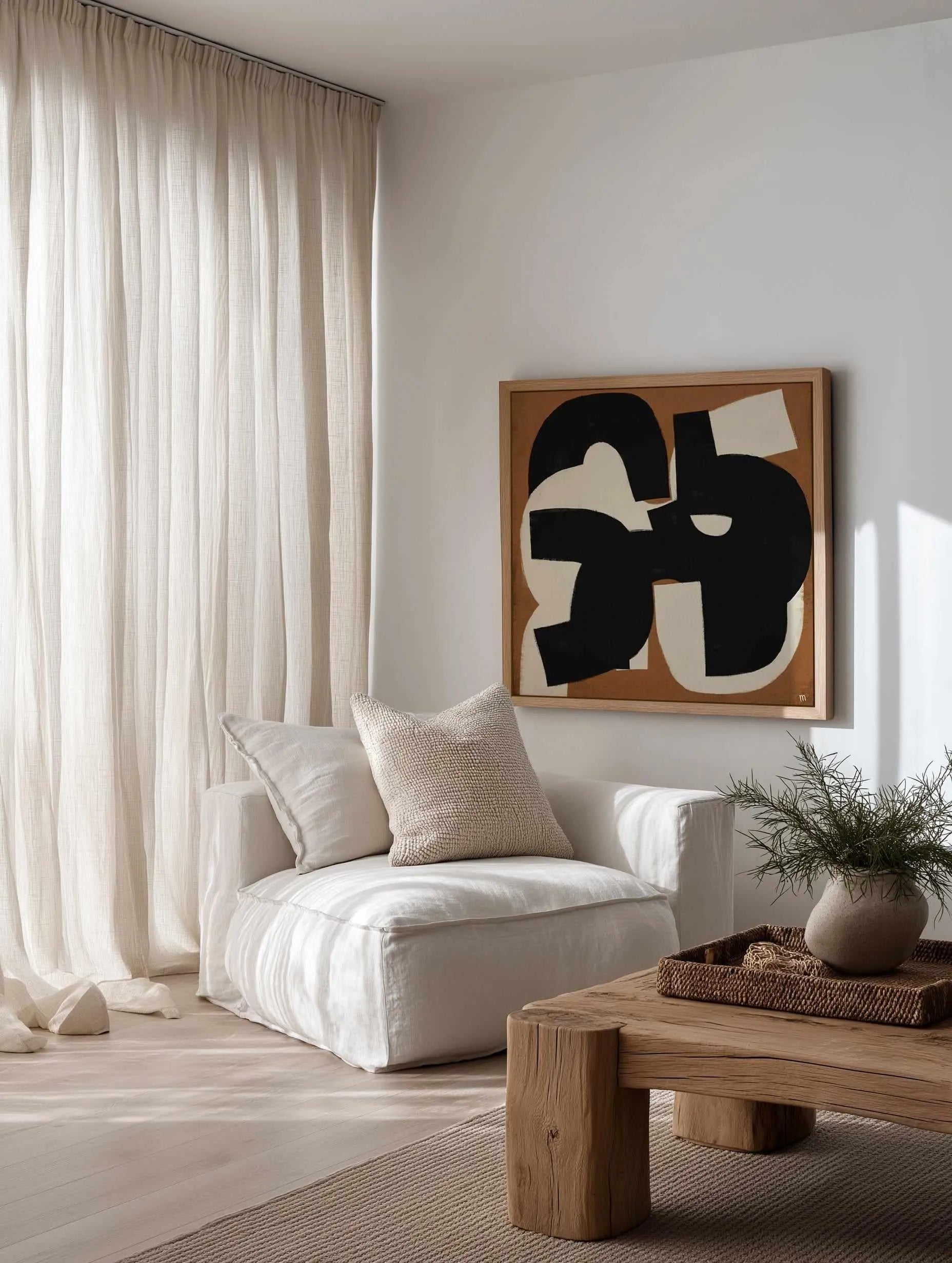 In Tune by Marco Marella | Framed Canvas Art Print from Olive et Oriel where you can shop wallpaper and artworks online