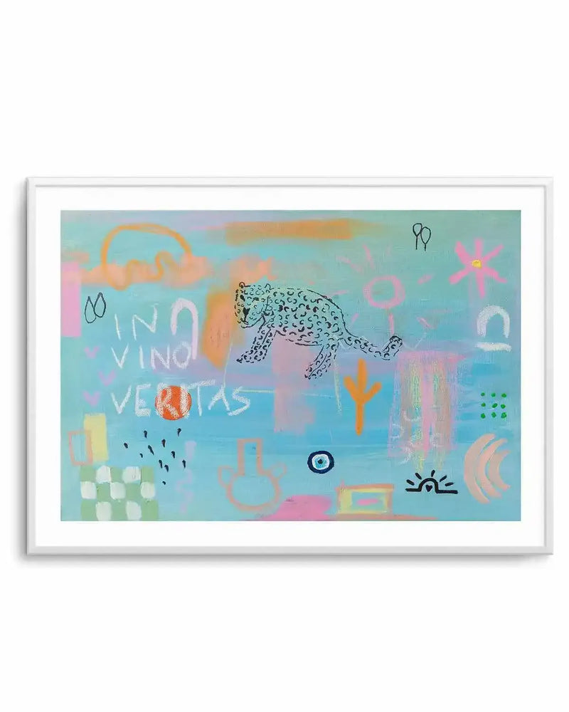 In Vino Veritas by Britney Turner Art Print from Olive et Oriel where you can shop wallpaper and artworks online