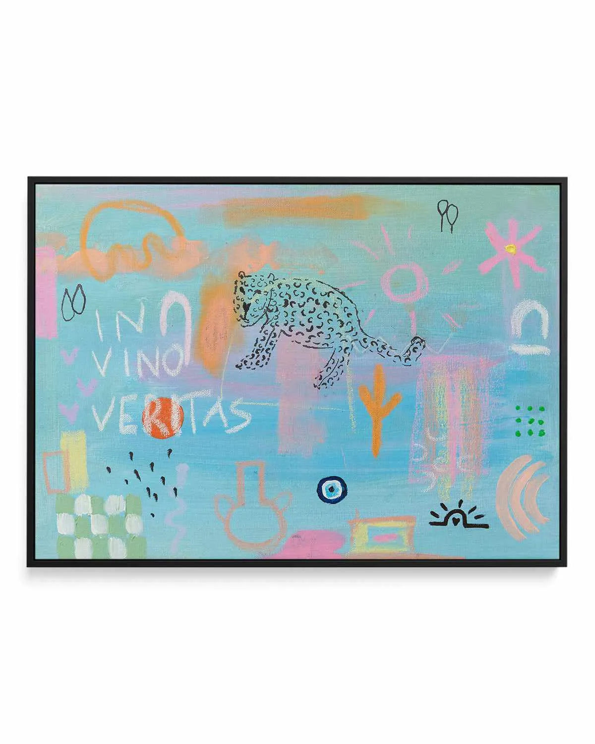 In Vino Veritas by Britney Turner | Framed Canvas Art Print from Olive et Oriel where you can shop wallpaper and artworks online