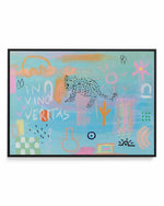 In Vino Veritas by Britney Turner | Framed Canvas Art Print