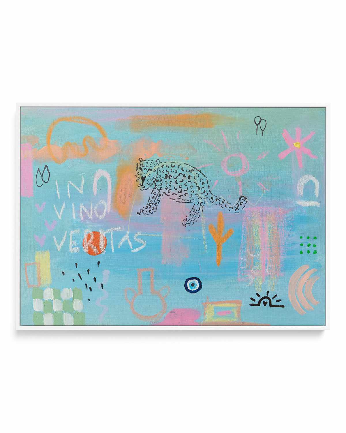 In Vino Veritas by Britney Turner | Framed Canvas Art Print