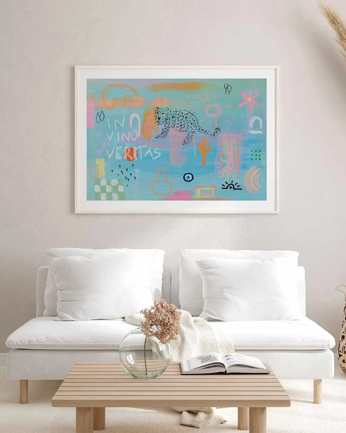 In Vino Veritas by Britney Turner Art Print from Olive et Oriel where you can shop wallpaper and artworks online