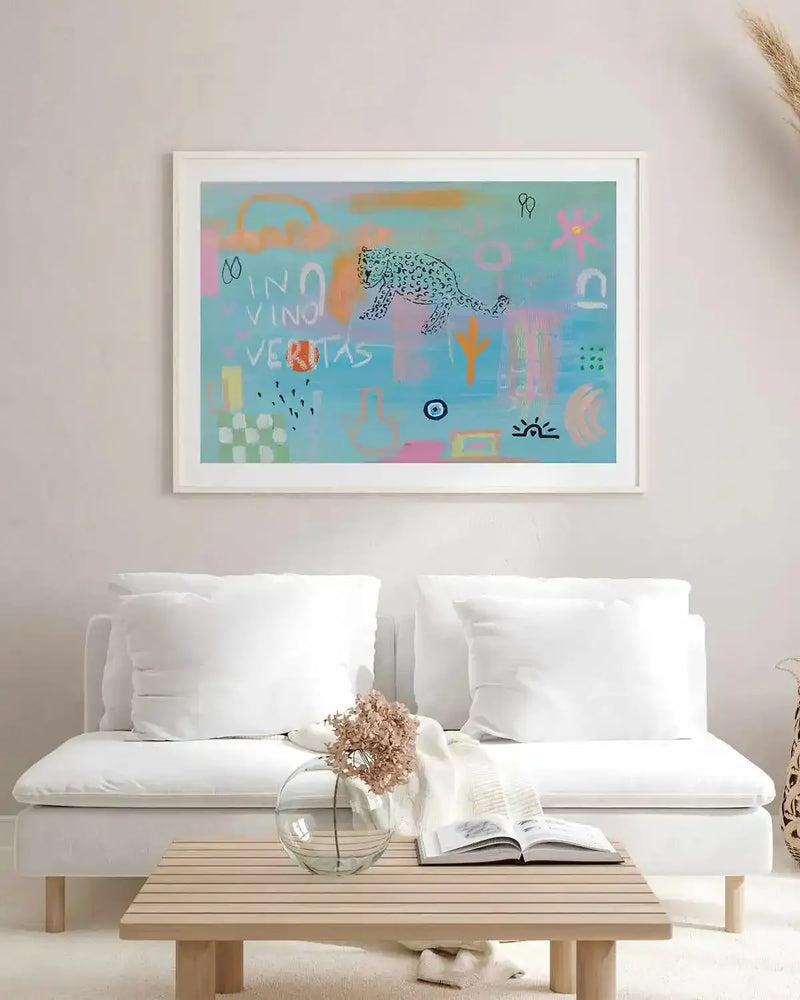 In Vino Veritas by Britney Turner Art Print from Olive et Oriel where you can shop wallpaper and artworks online