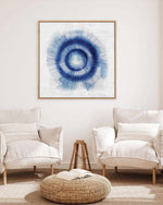 In the Blues III | Framed Canvas Art Print