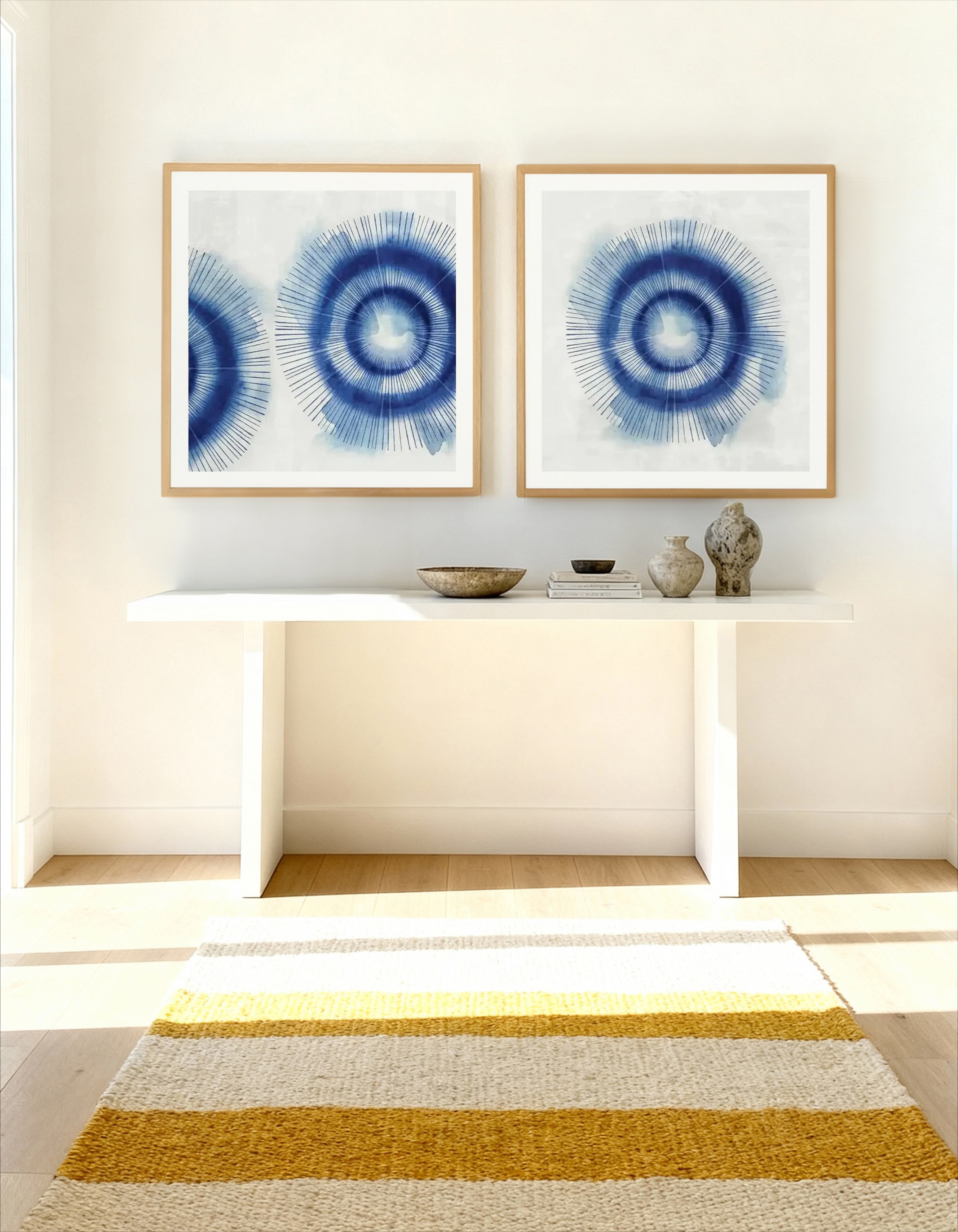 In The Blues II & III Art Print Set of 2 | Matching Wall Art