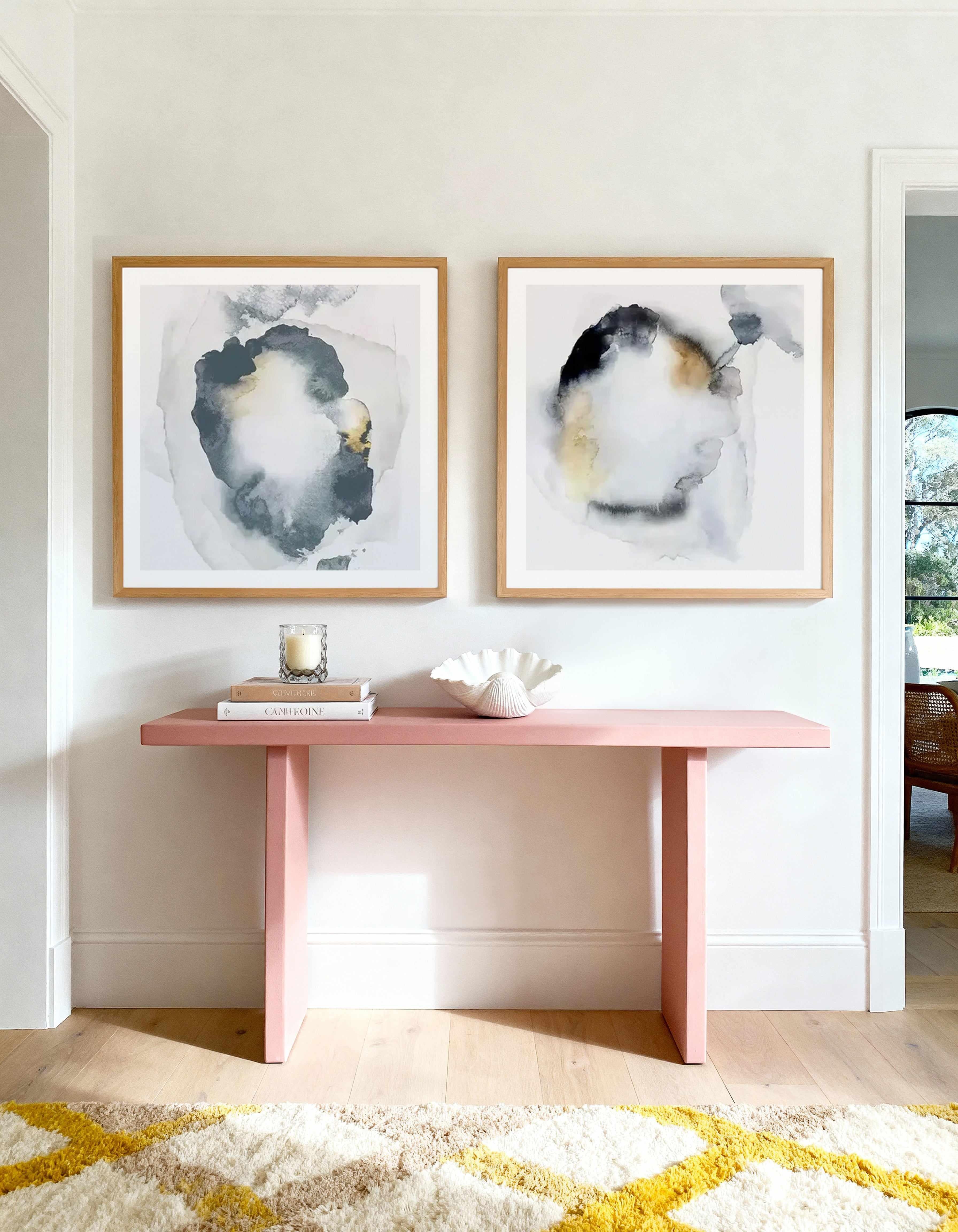 In The Haze I & II Art Print Set of 2 | Matching Wall Art