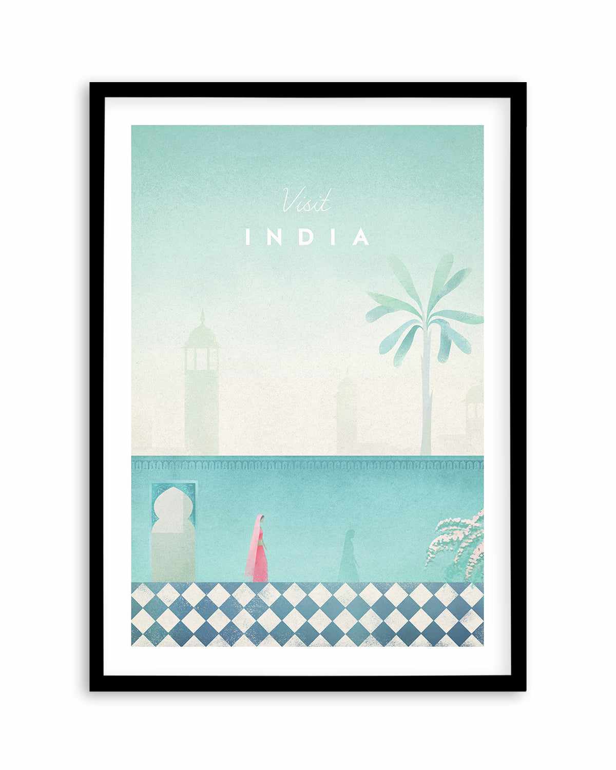 India by Henry Rivers Art Print