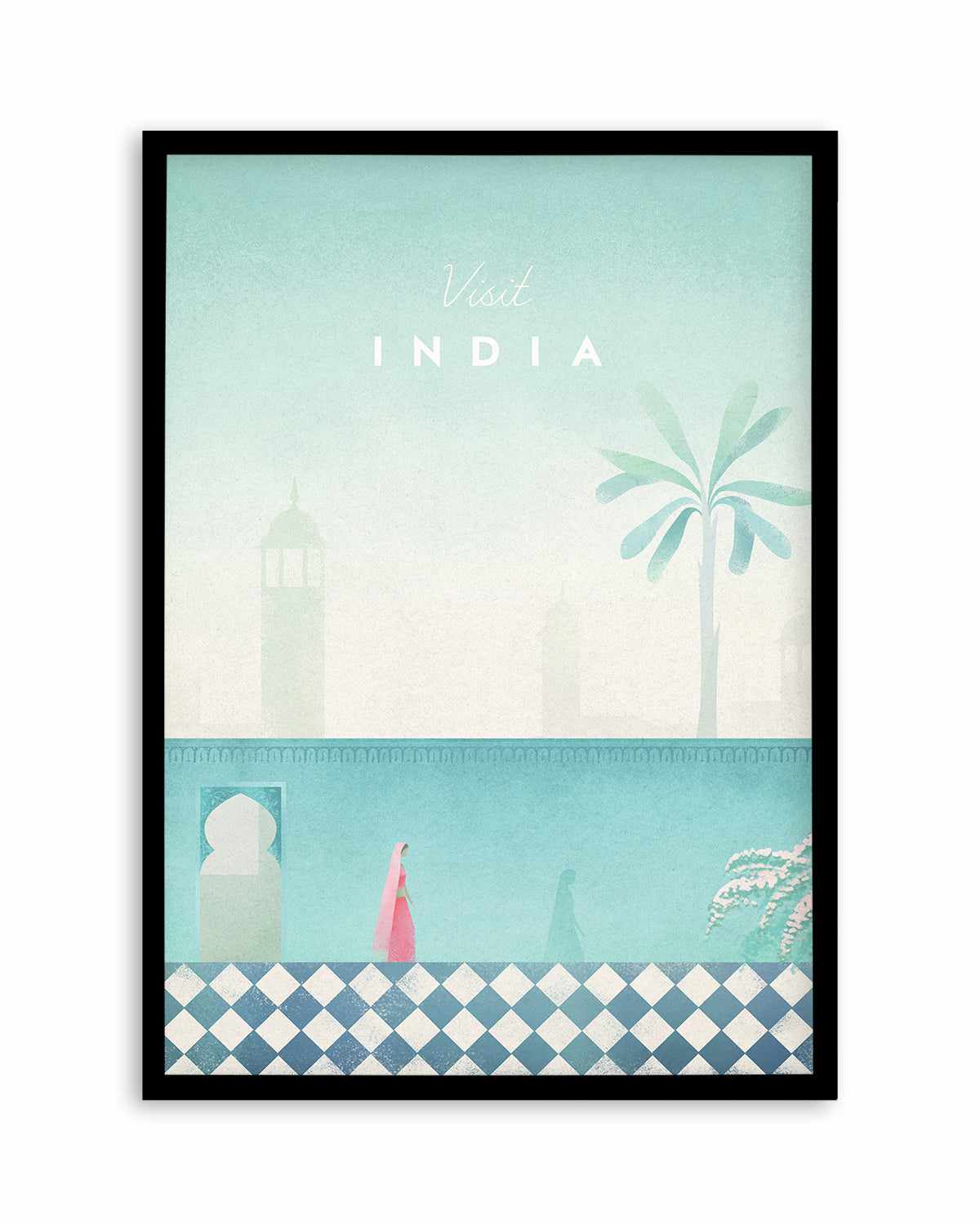 India by Henry Rivers Art Print