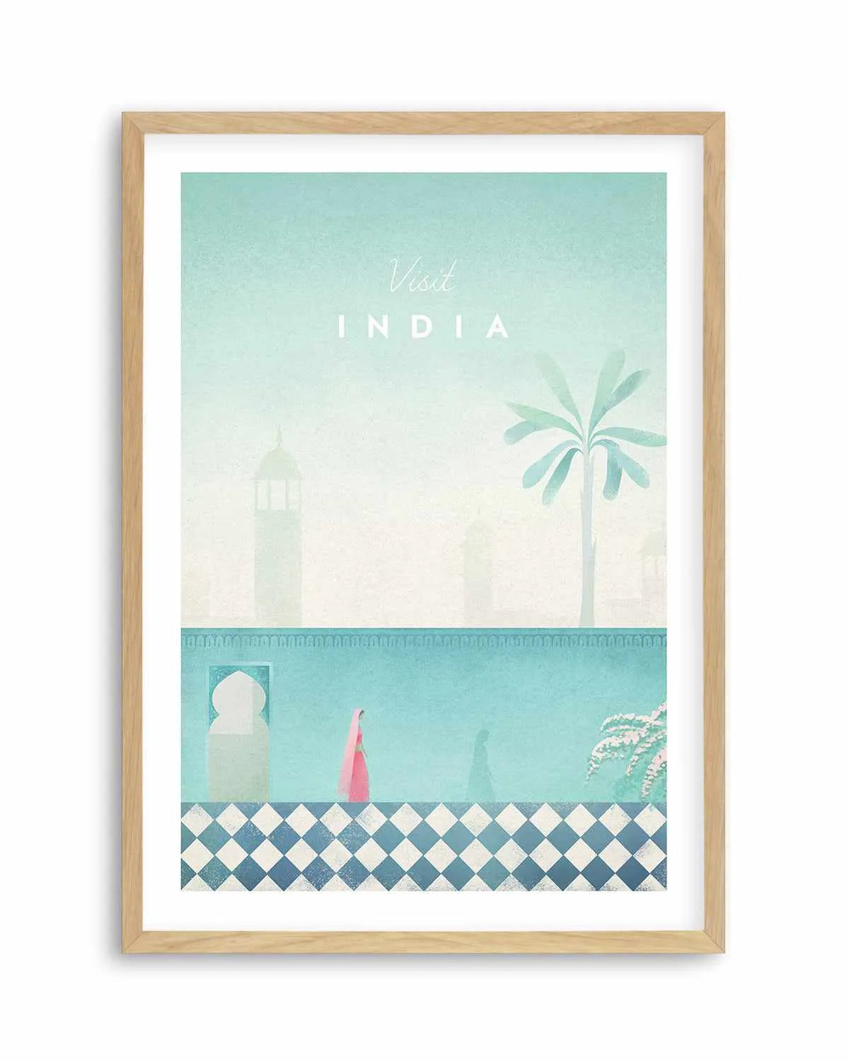 India by Henry Rivers Art Print from Olive et Oriel where you can shop wallpaper and artworks online