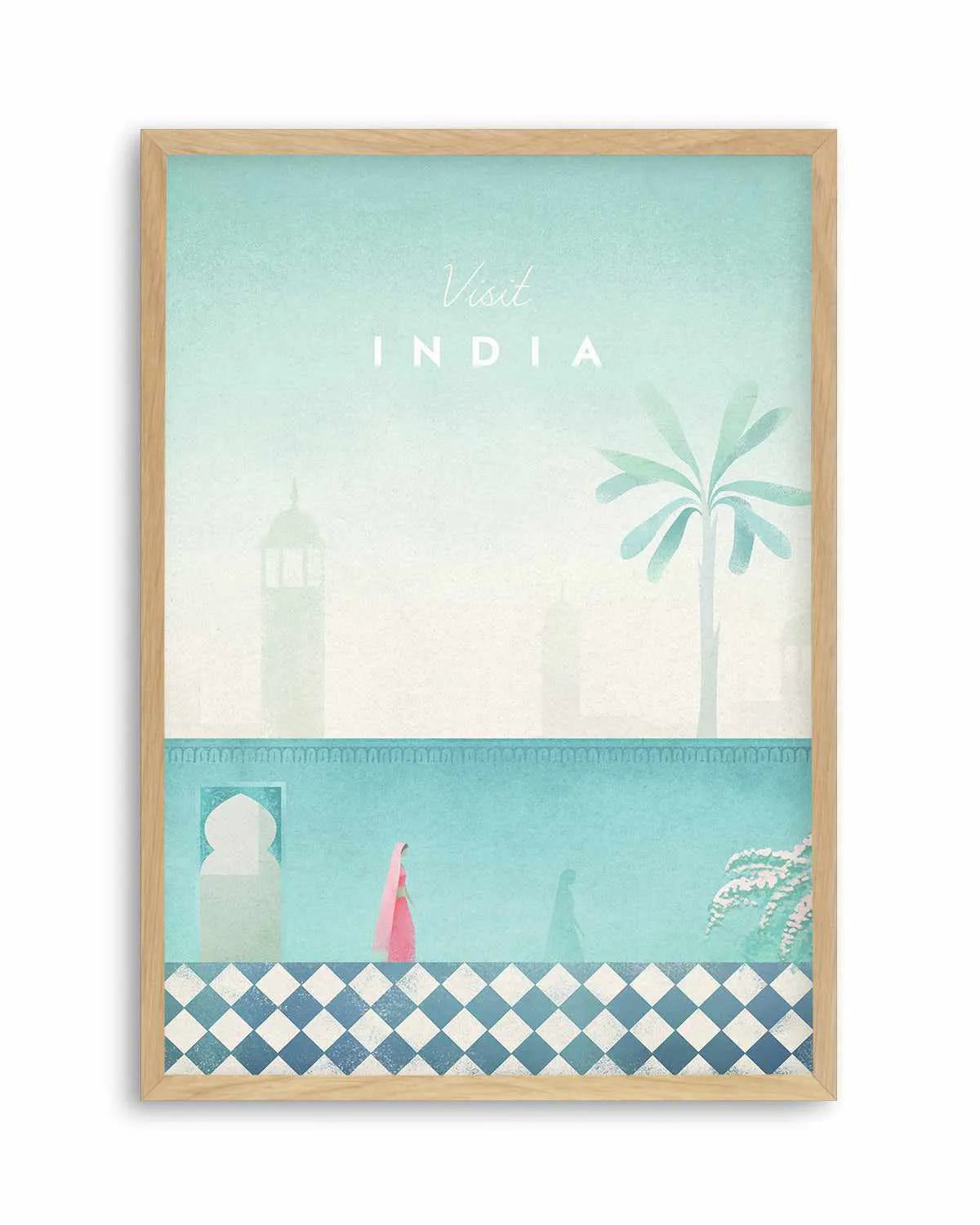 India by Henry Rivers Art Print from Olive et Oriel where you can shop wallpaper and artworks online