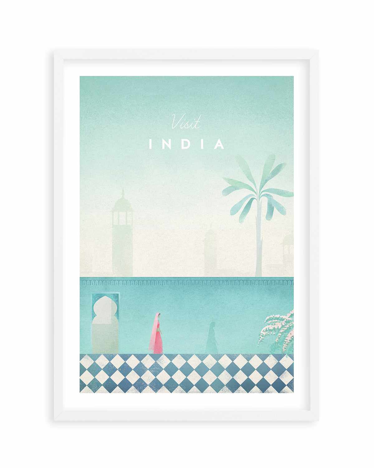 India by Henry Rivers Art Print