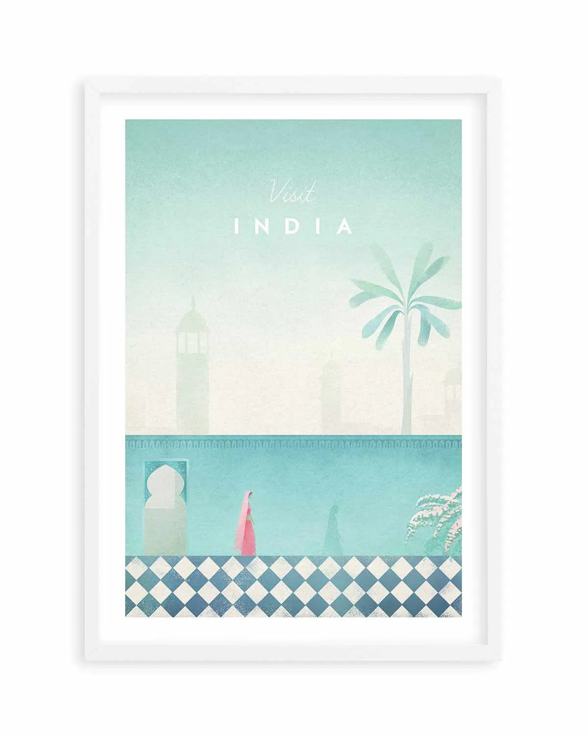 India by Henry Rivers Art Print from Olive et Oriel where you can shop wallpaper and artworks online