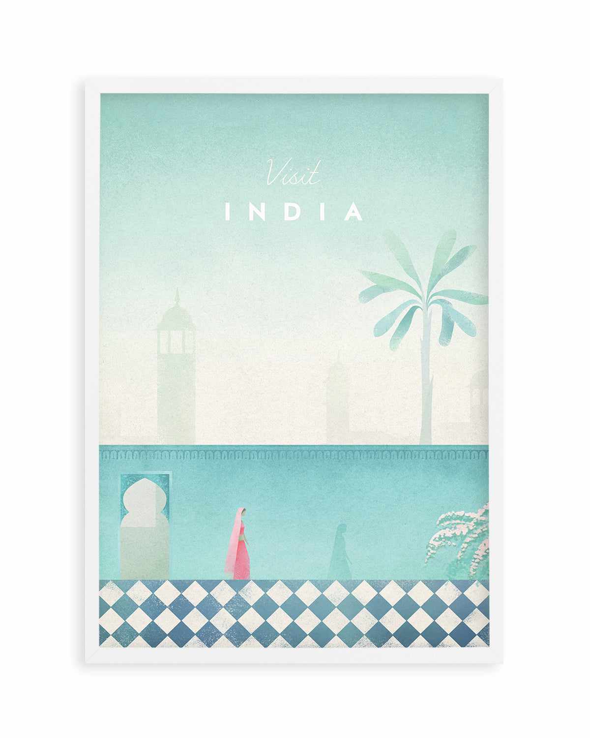 India by Henry Rivers Art Print