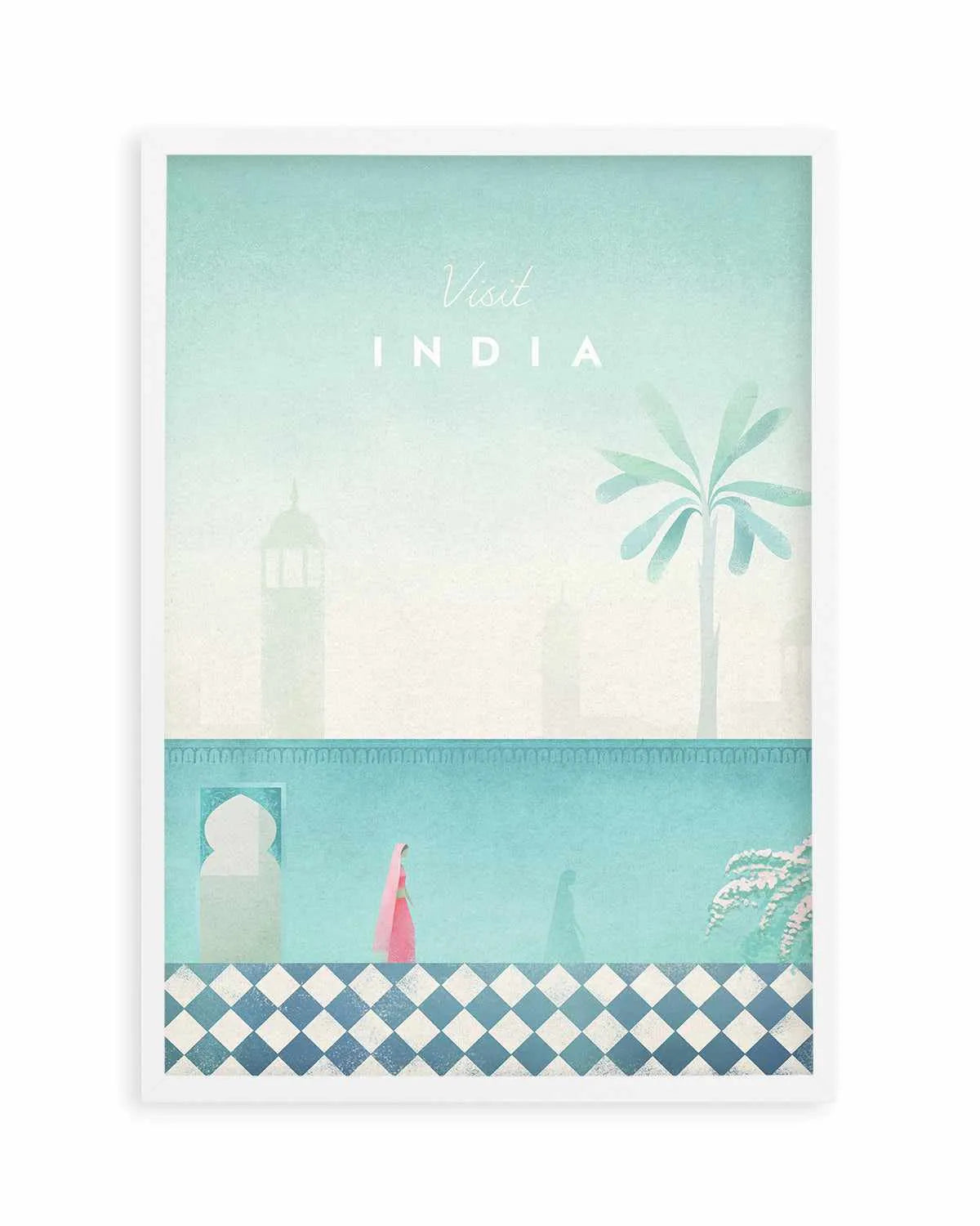 India by Henry Rivers Art Print from Olive et Oriel where you can shop wallpaper and artworks online