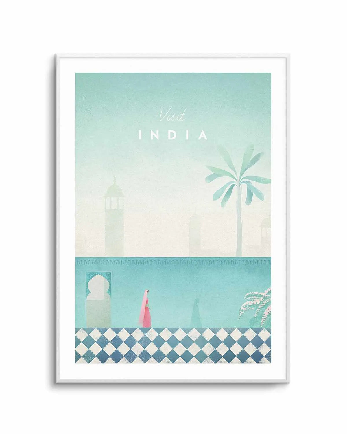 India by Henry Rivers Art Print from Olive et Oriel where you can shop wallpaper and artworks online