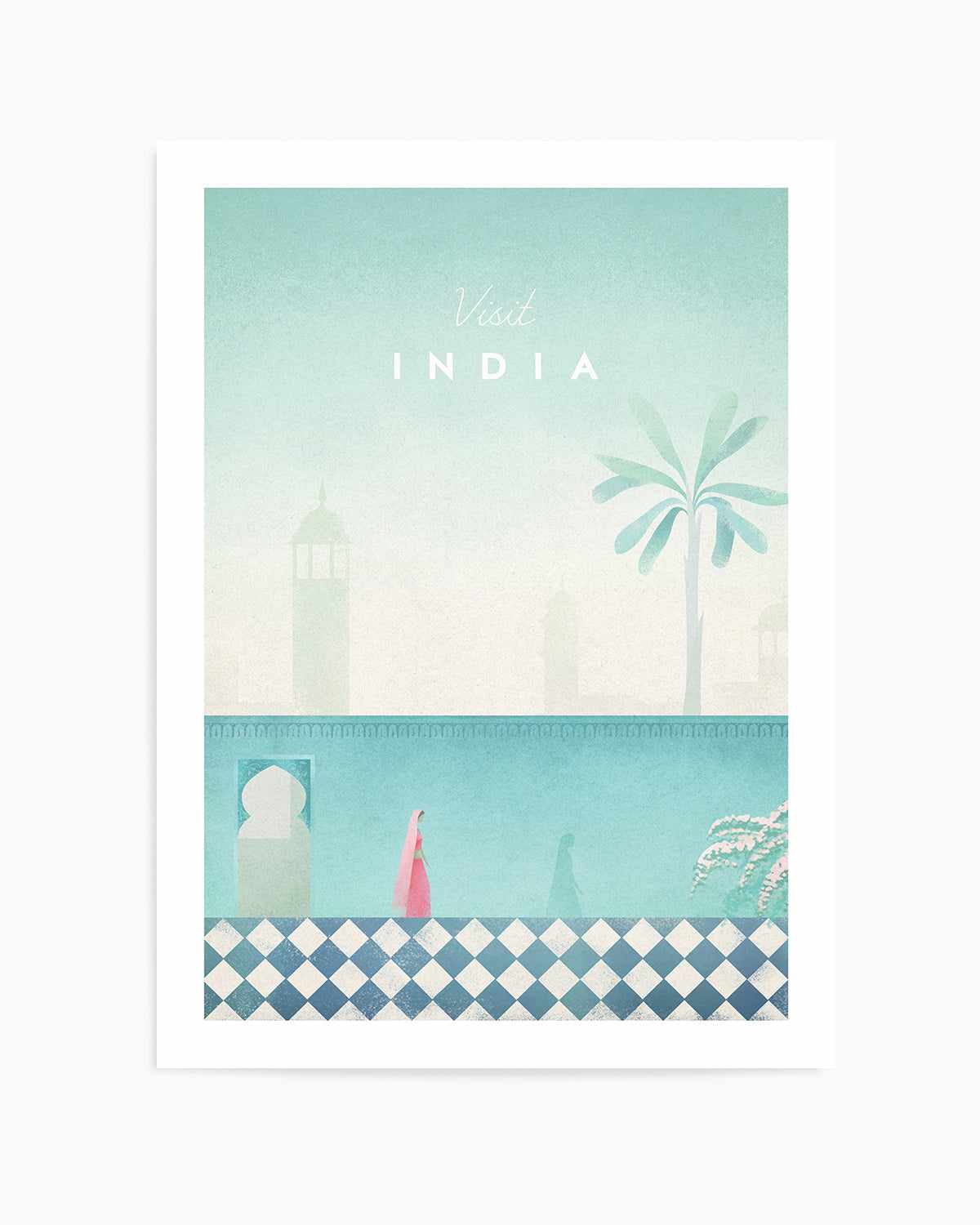 India by Henry Rivers Art Print