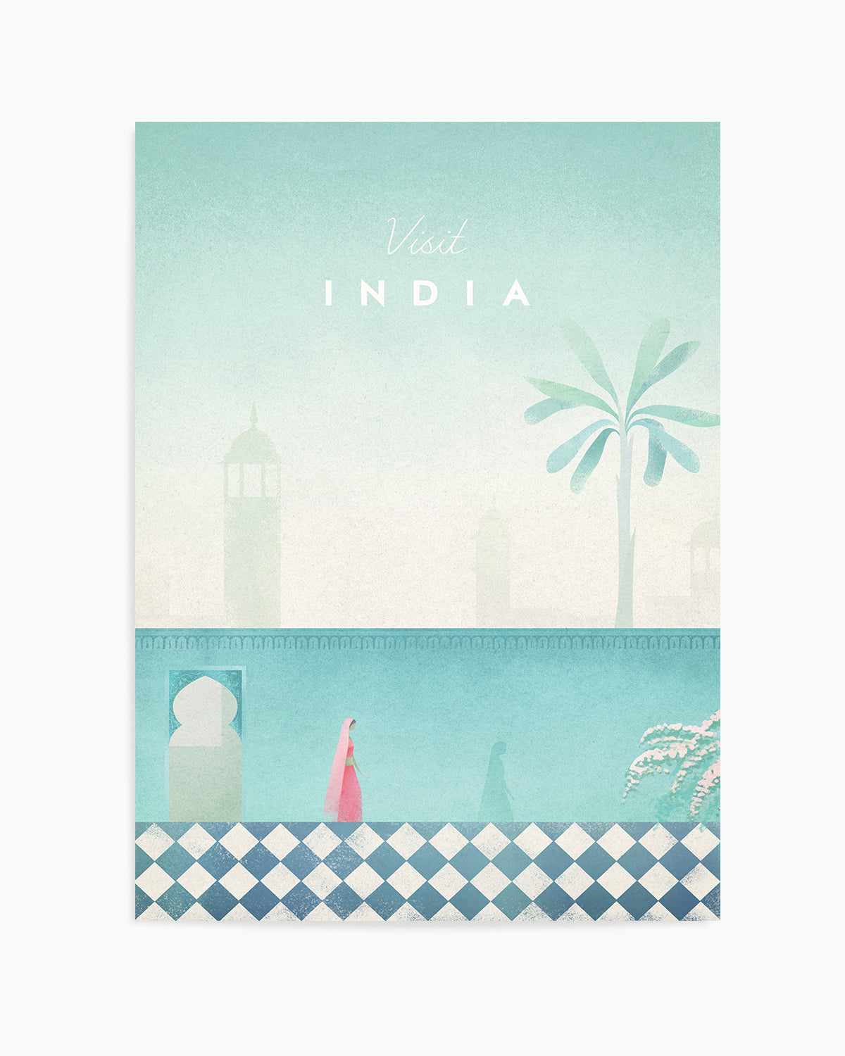 India by Henry Rivers Art Print