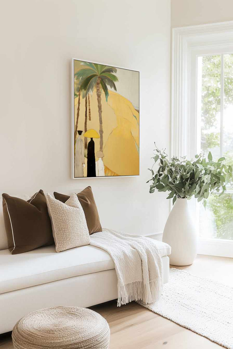 Indies I | Framed Canvas Art Print from Olive et Oriel where you can shop wallpaper and artworks online