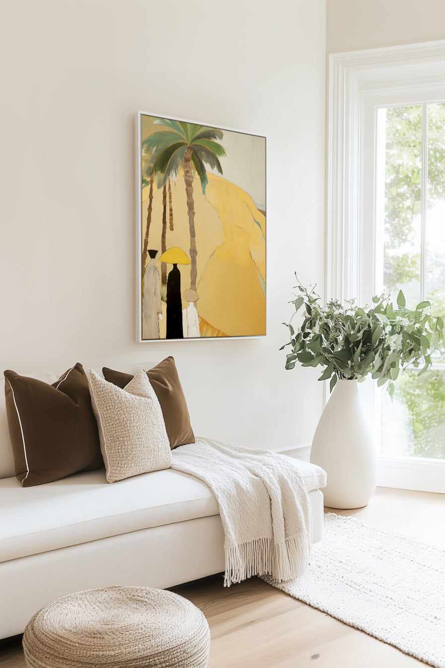 Indies I | Framed Canvas Art Print from Olive et Oriel where you can shop wallpaper and artworks online