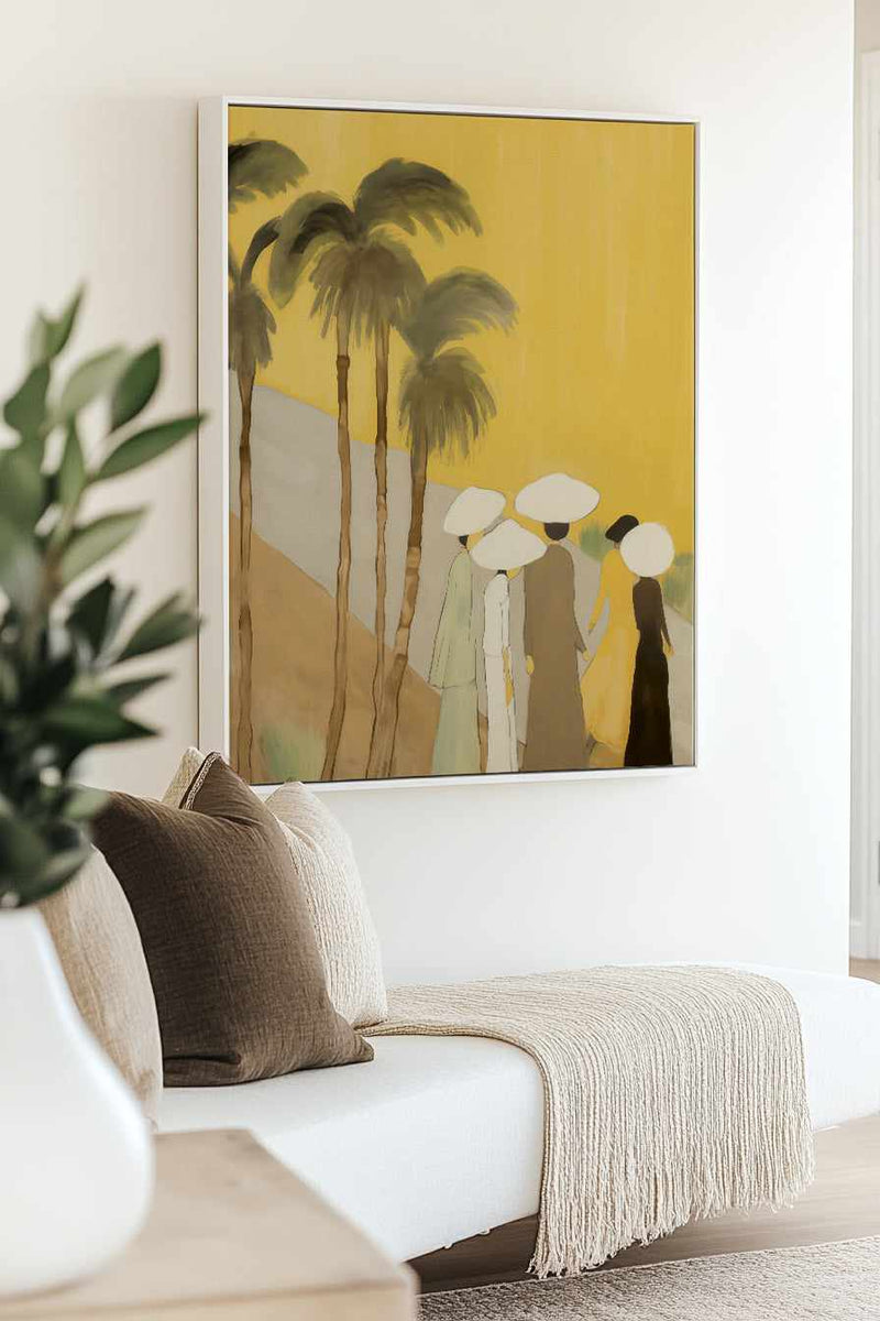 Indies II | Framed Canvas Art Print from Olive et Oriel where you can shop wallpaper and artworks online