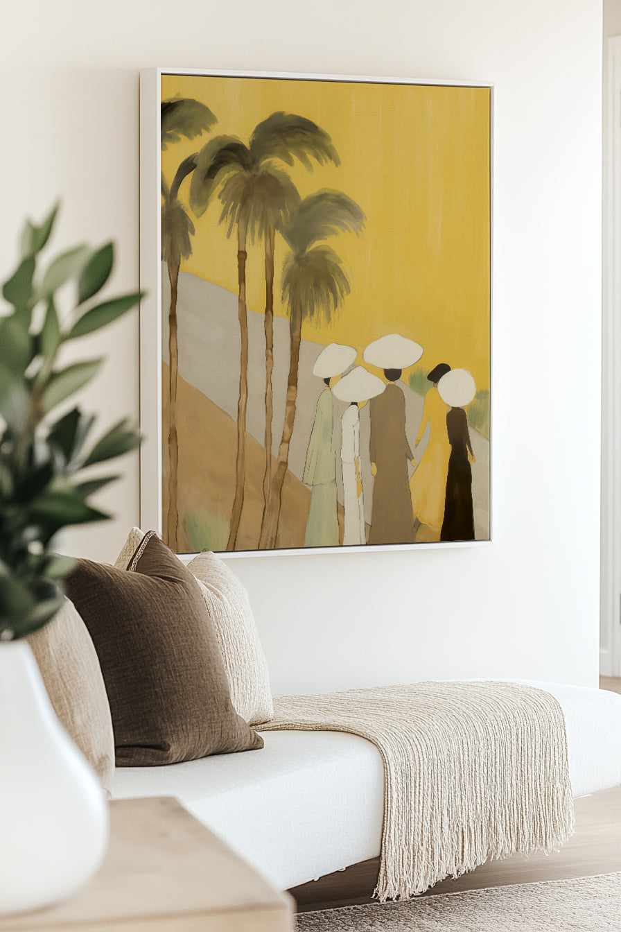 Indies II | Framed Canvas Art Print from Olive et Oriel where you can shop wallpaper and artworks online