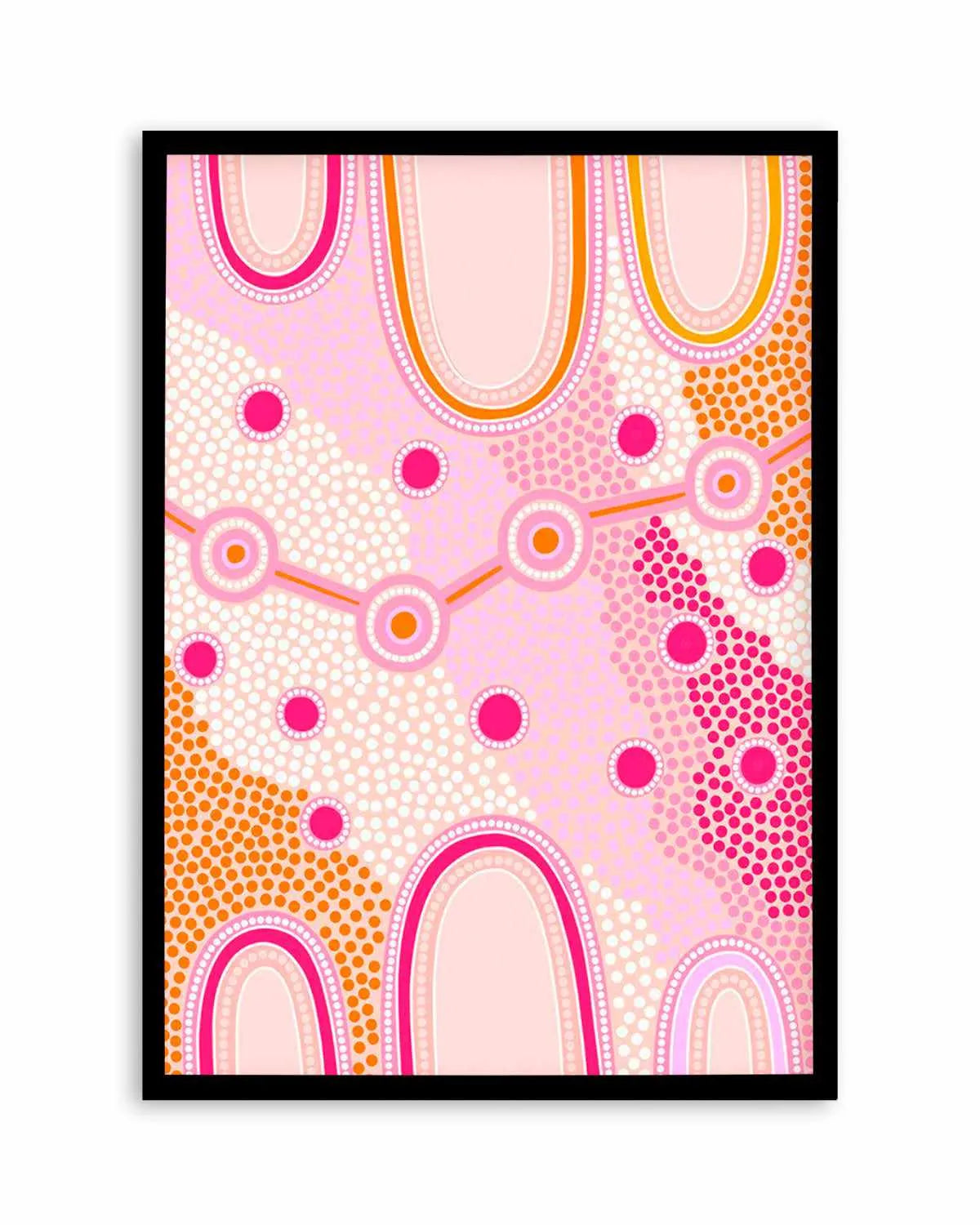 Indigenous Female Journey by Leah Cummins | Art Print from Olive et Oriel where you can shop wallpaper and artworks online