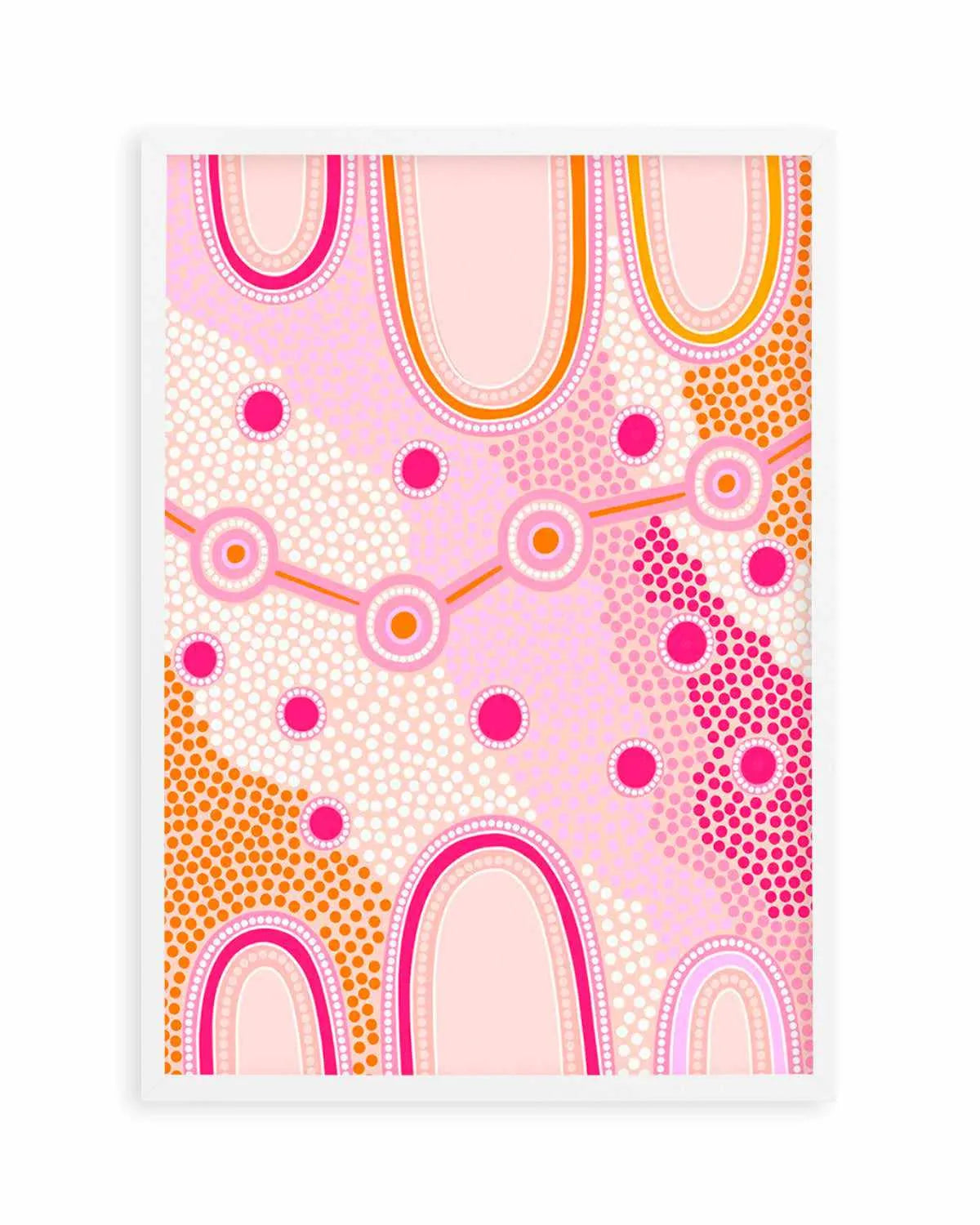 Indigenous Female Journey by Leah Cummins | Art Print from Olive et Oriel where you can shop wallpaper and artworks online