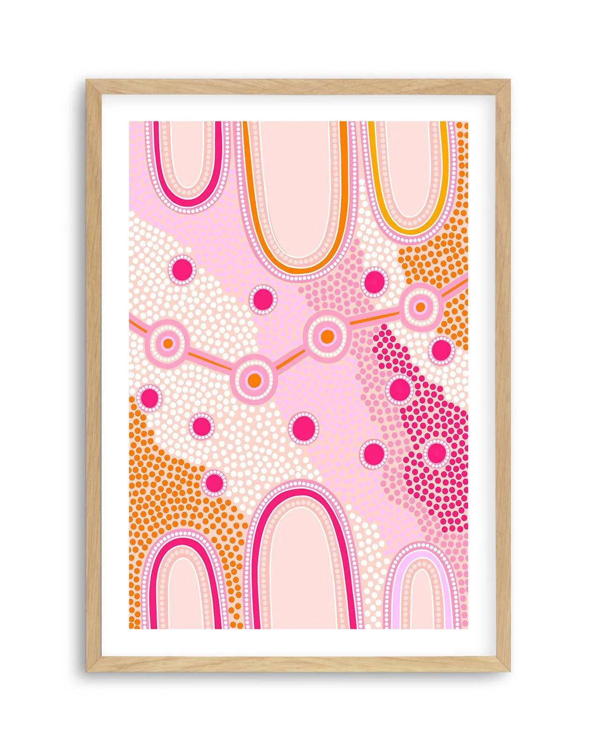 Indigenous Female Journey by Leah Cummins | Art Print from Olive et Oriel where you can shop wallpaper and artworks online