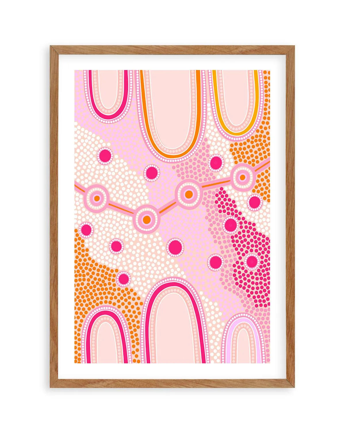 Indigenous Female Journey by Leah Cummins | Art Print from Olive et Oriel where you can shop wallpaper and artworks online