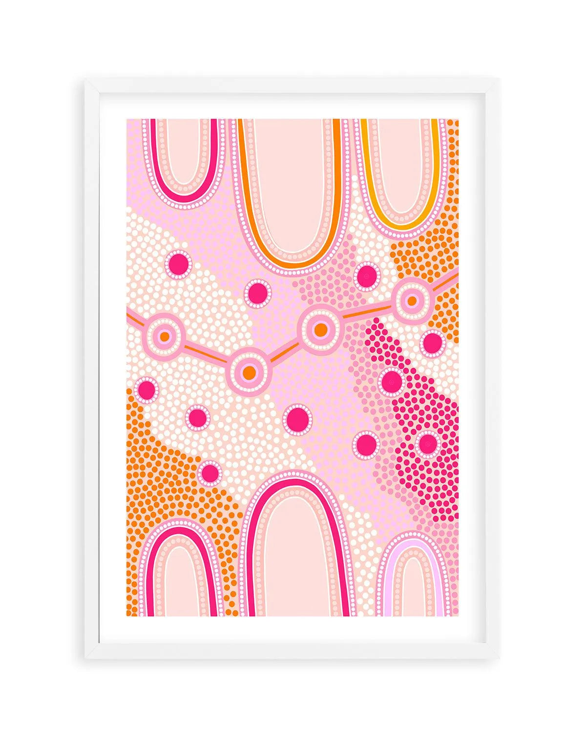 Indigenous Female Journey by Leah Cummins | Art Print from Olive et Oriel where you can shop wallpaper and artworks online