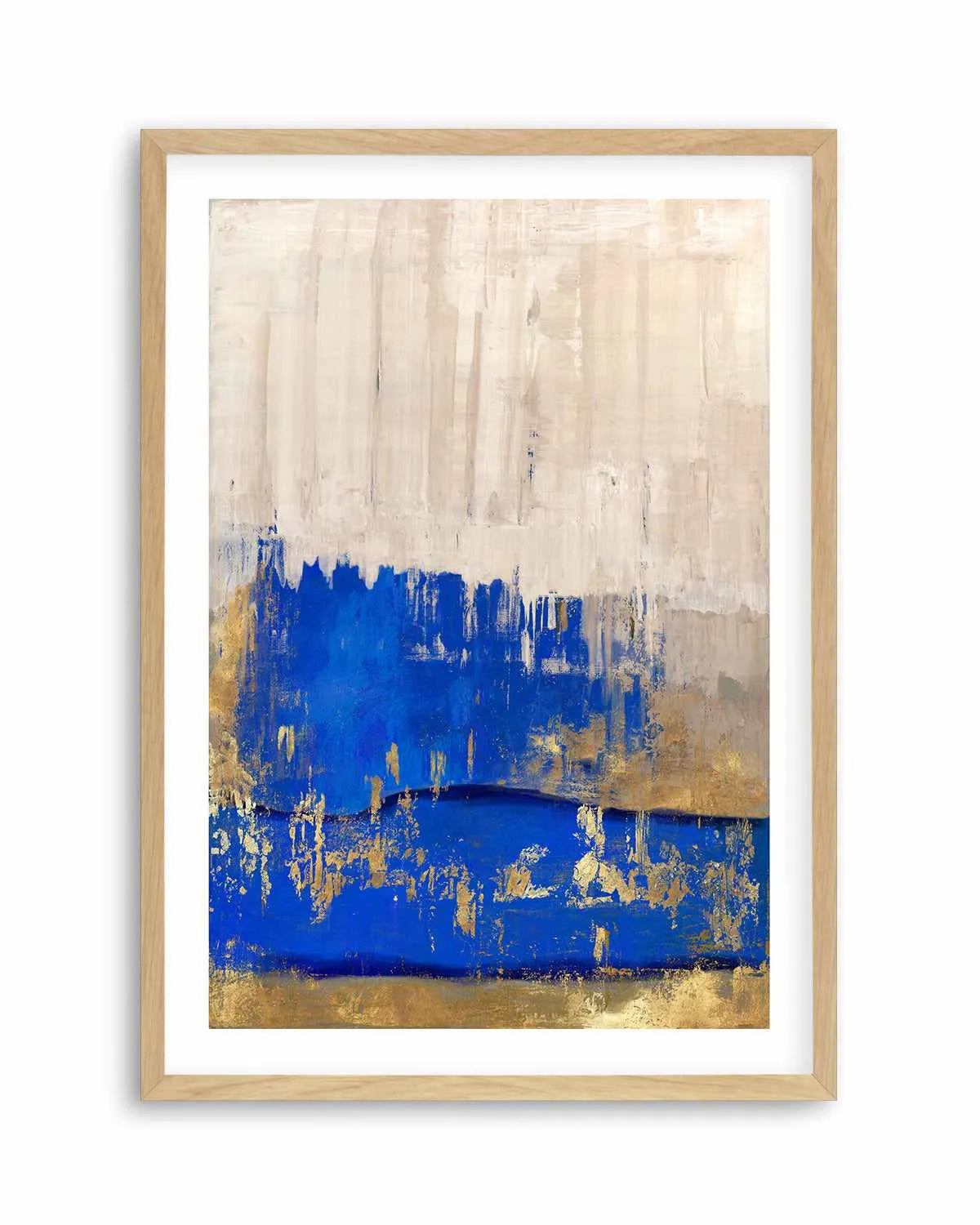 Indigo Abstract II Art Print from Olive et Oriel where you can shop wallpaper and artworks online