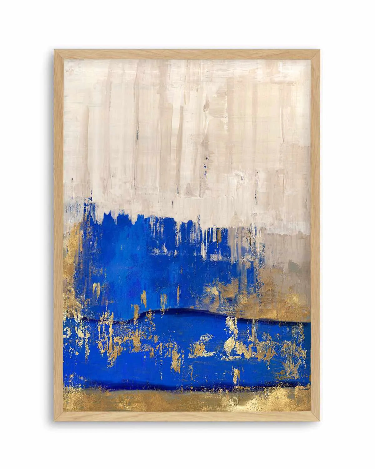 Indigo Abstract II Art Print from Olive et Oriel where you can shop wallpaper and artworks online