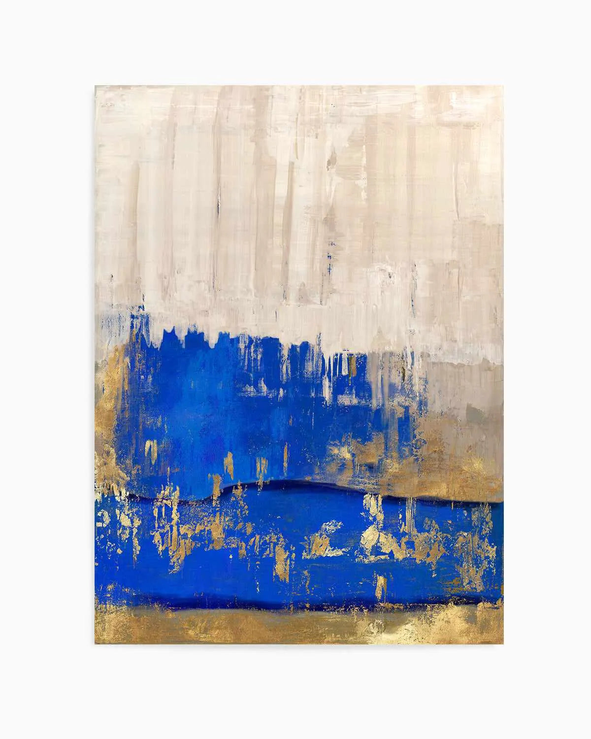 Indigo Abstract II Art Print from Olive et Oriel where you can shop wallpaper and artworks online