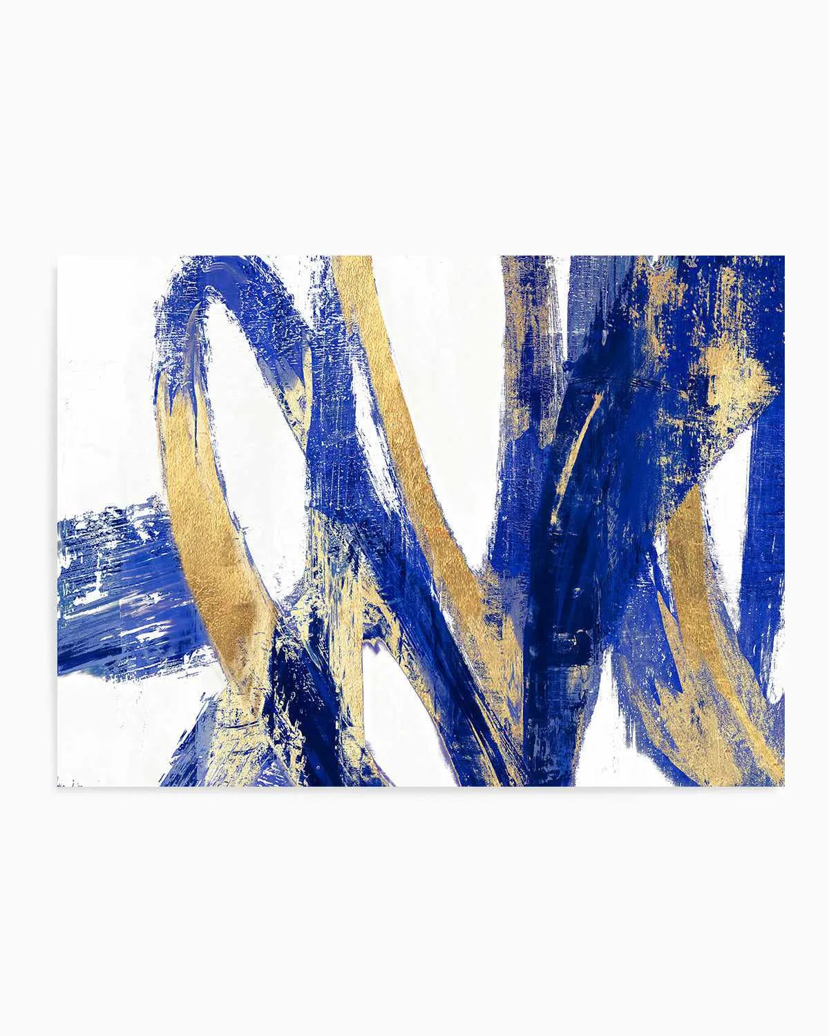 Indigo Abstract V Art Print from Olive et Oriel where you can shop wallpaper and artworks online