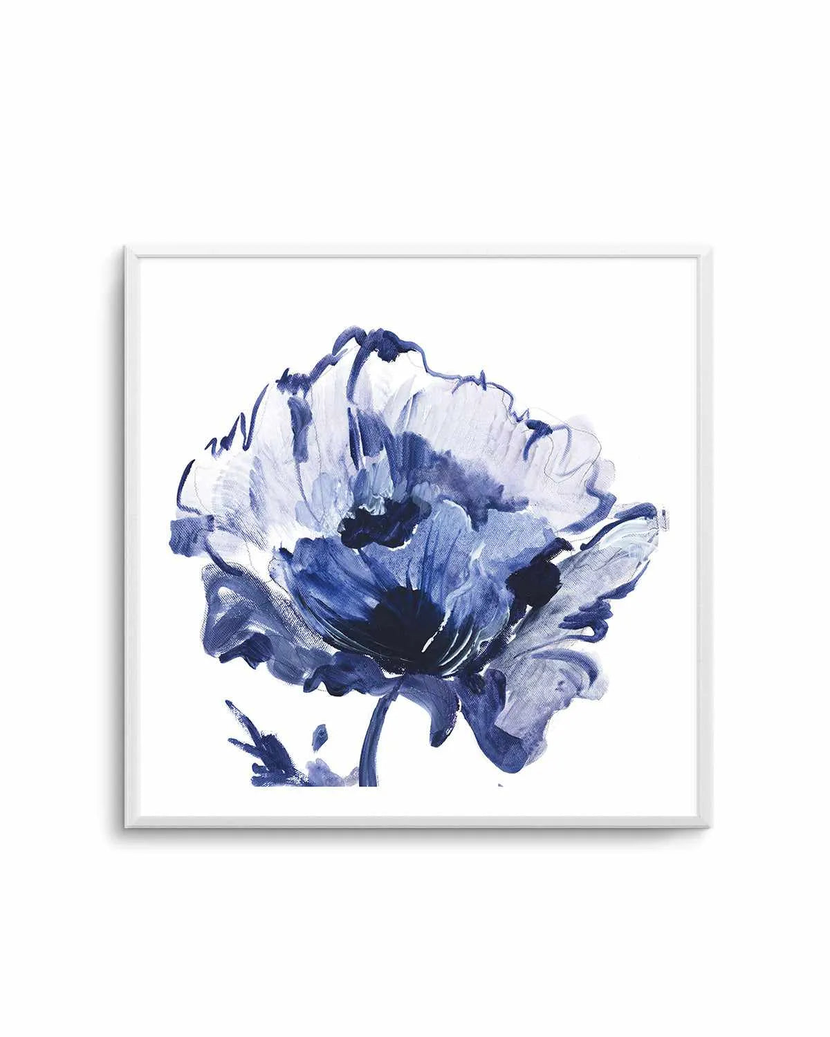 Indigo Flower I Art Print from Olive et Oriel where you can shop wallpaper and artworks online