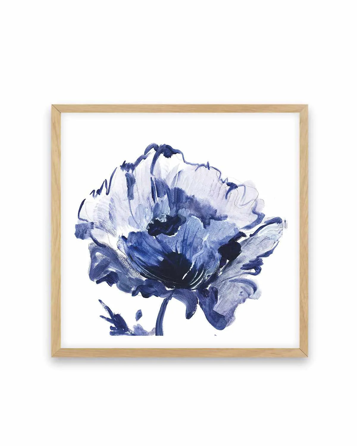 Indigo Flower I Art Print from Olive et Oriel where you can shop wallpaper and artworks online