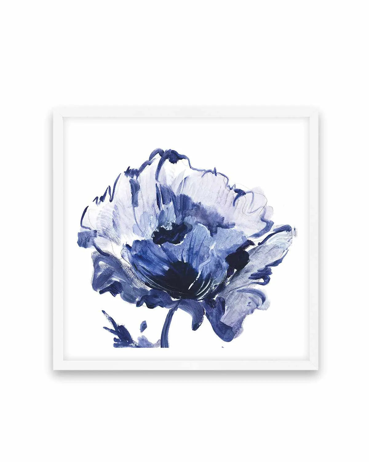 Indigo Flower I Art Print from Olive et Oriel where you can shop wallpaper and artworks online