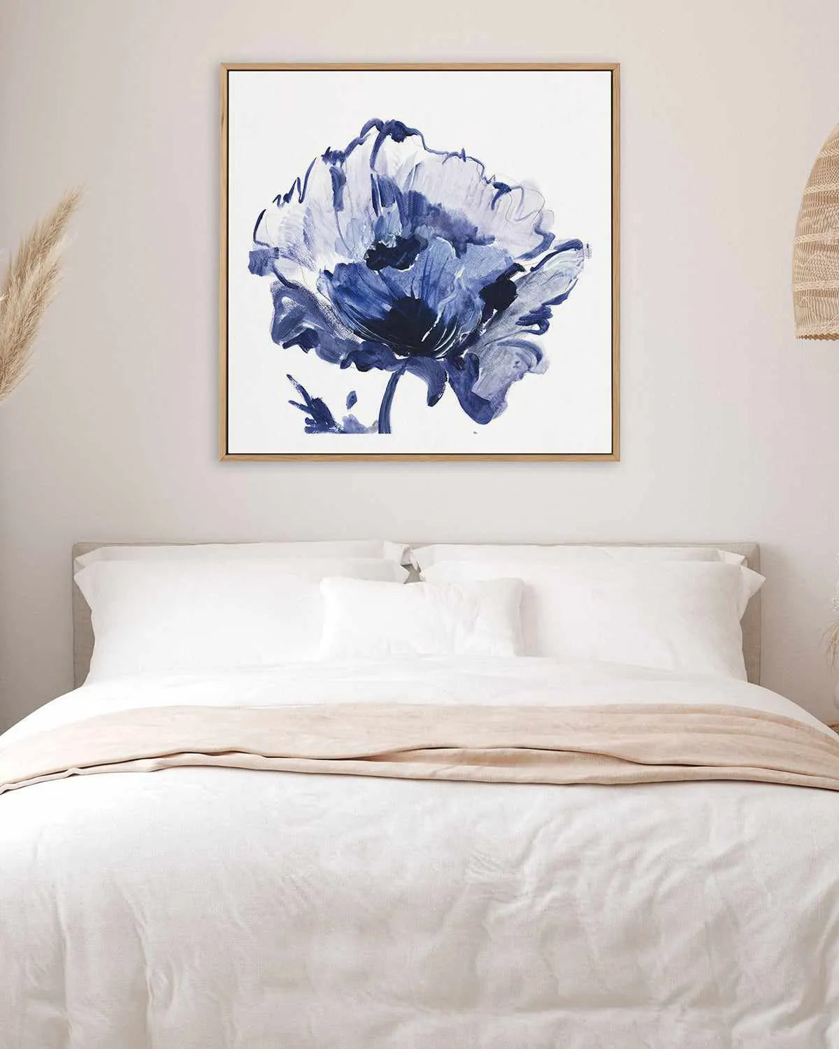 Indigo Flower I Art Print from Olive et Oriel where you can shop wallpaper and artworks online
