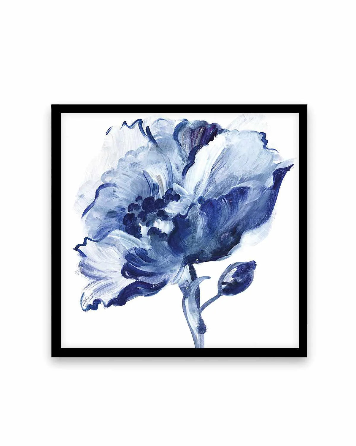 Indigo Flower II Art Print from Olive et Oriel where you can shop wallpaper and artworks online