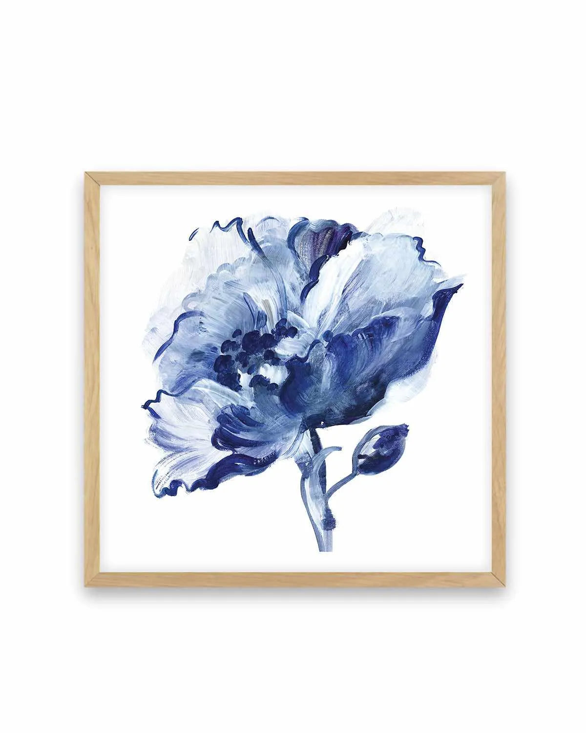 Indigo Flower II Art Print from Olive et Oriel where you can shop wallpaper and artworks online