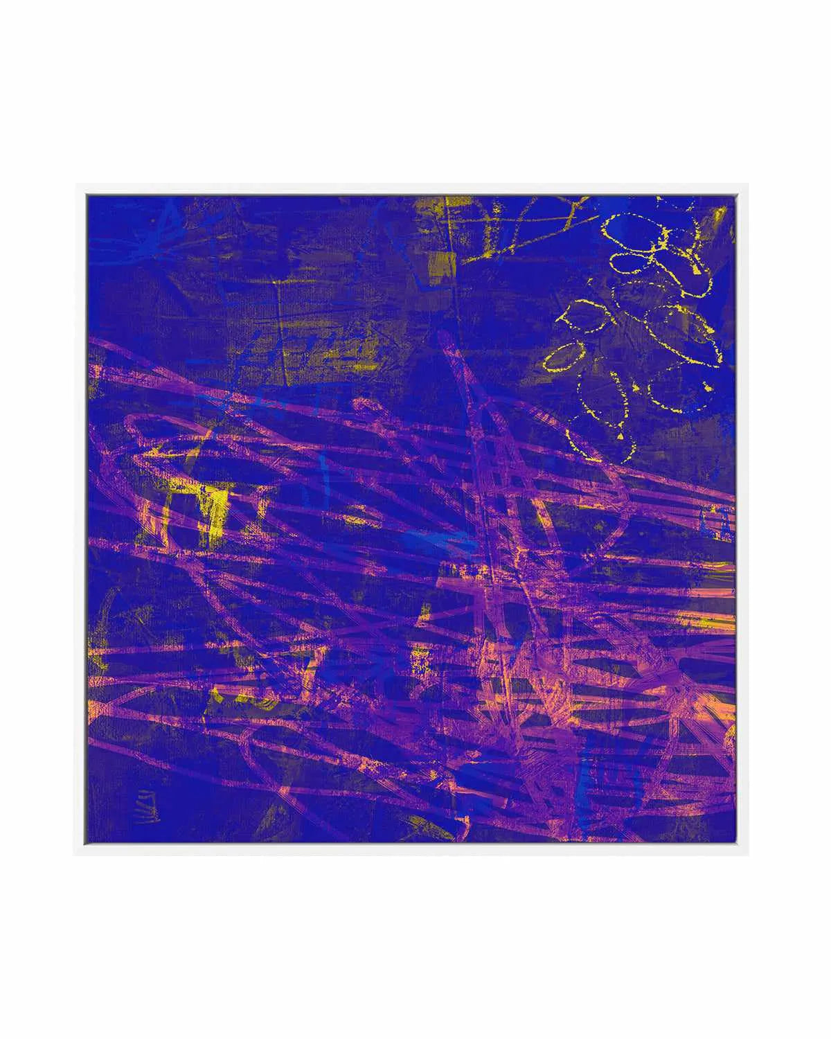 Indigo Lush by Antonia Tzenova | Framed Canvas Art Print from Olive et Oriel where you can shop wallpaper and artworks online