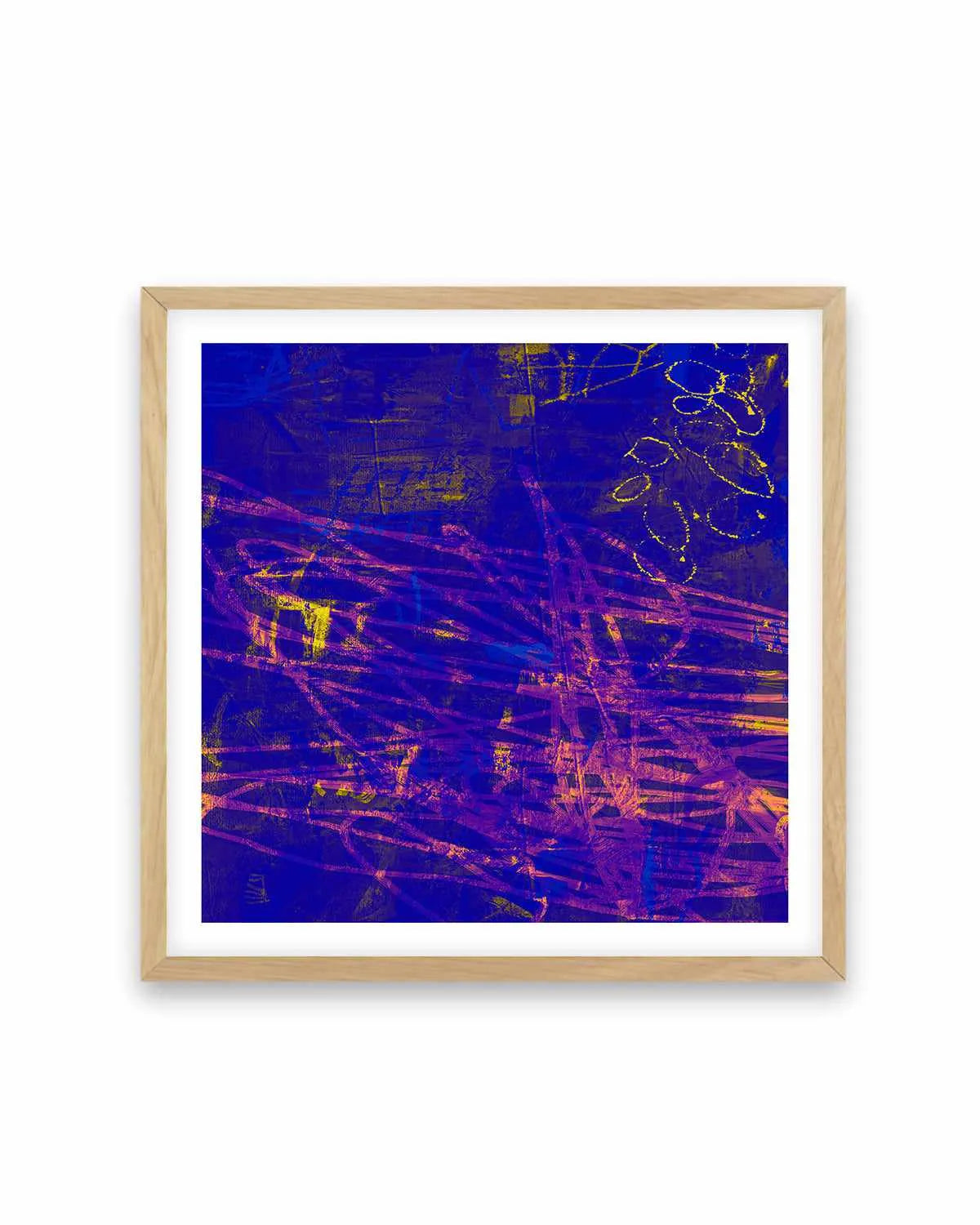 Indigo Lush by Antonia Tzenova Art Print from Olive et Oriel where you can shop wallpaper and artworks online