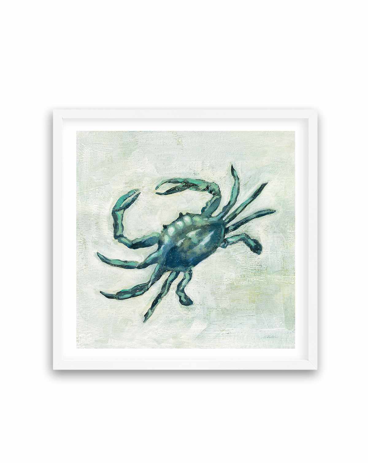 Indigo Sea Life II | Art Print