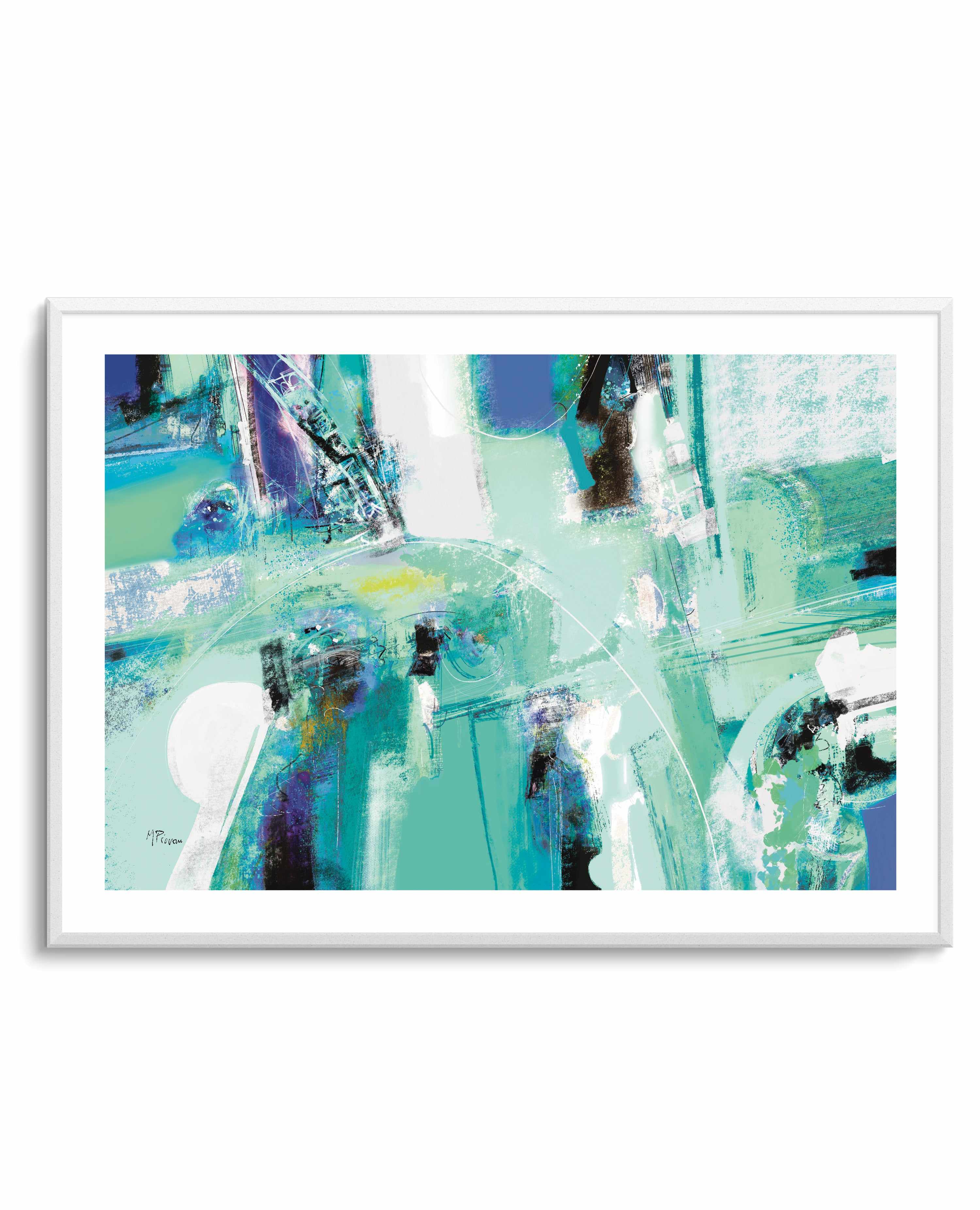 Industrial Aqua by Maurizio Piovan | Art Print