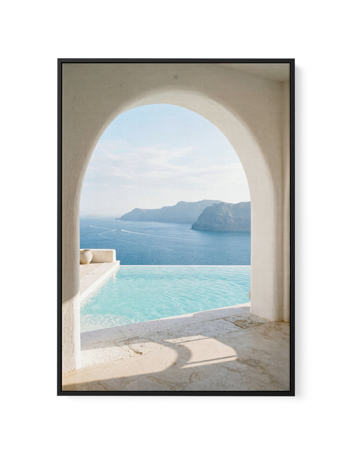 Infinity Arch View | Framed Canvas Art Print